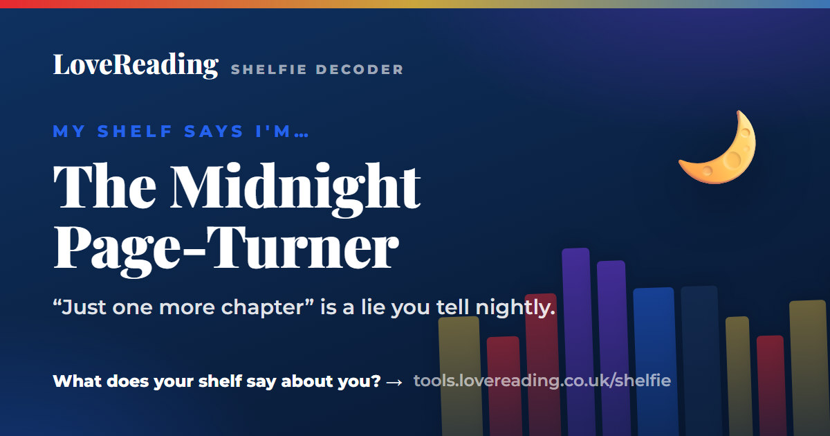 Share card — The Midnight Page-Turner